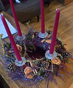 Kranz aus Heidekraut